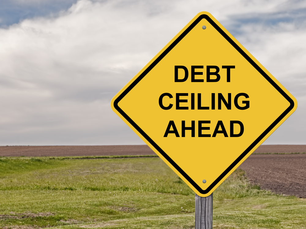 Caution Sign about debt ceiling