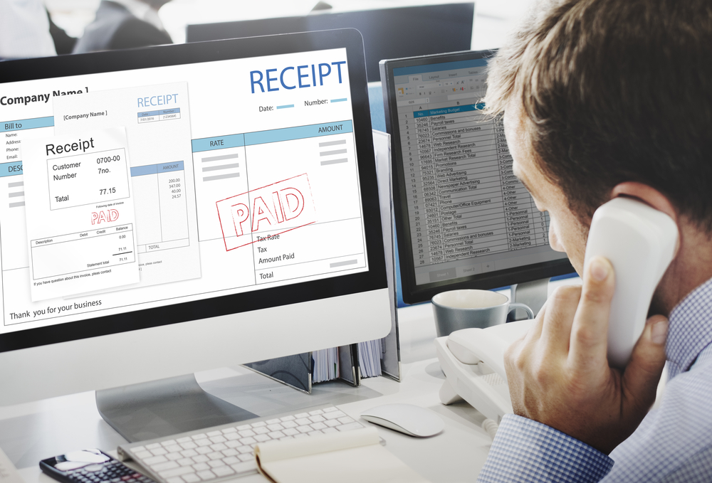 Accounts Receivable Documents on the Screen